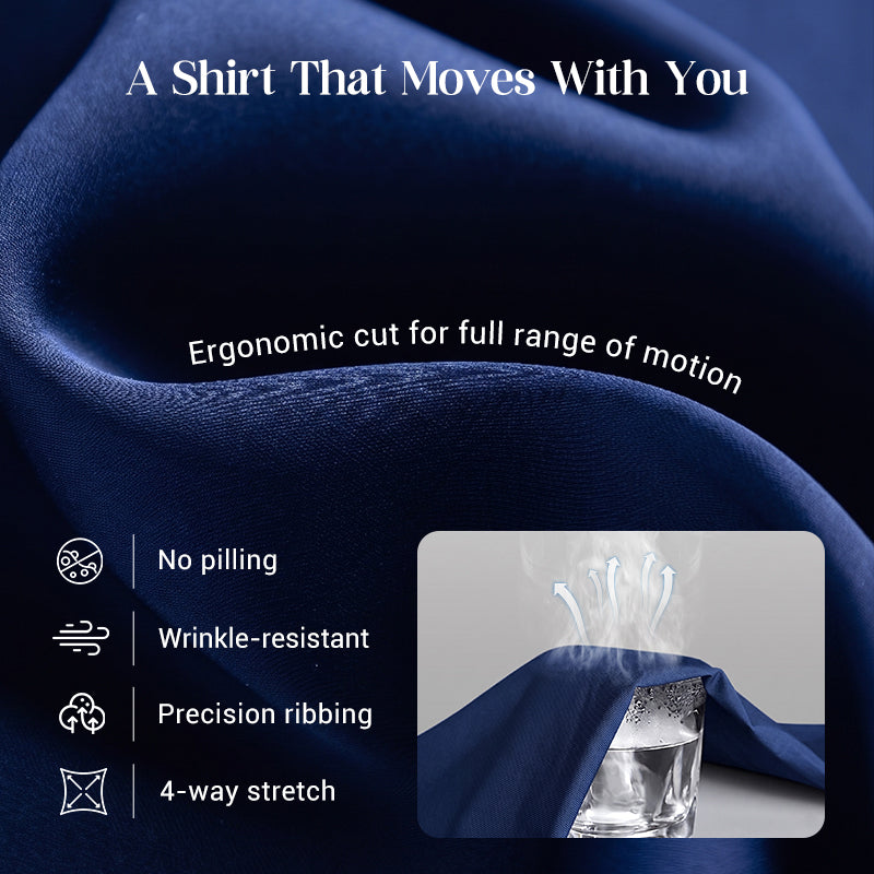 👔 60% OFF NOW! ✨ Men's Non-Iron Shirts – Wrinkle-Free, Comfortable All Day & Perfect for Business or Casual 👕