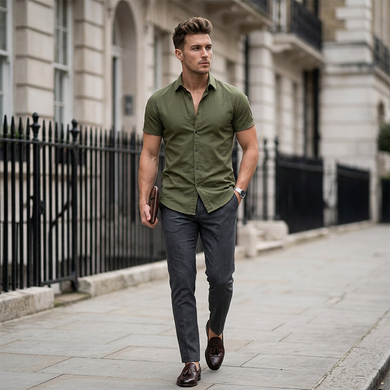 👔 60% OFF NOW! ✨ Men's Non-Iron Shirts – Wrinkle-Free, Comfortable All Day & Perfect for Business or Casual 👕