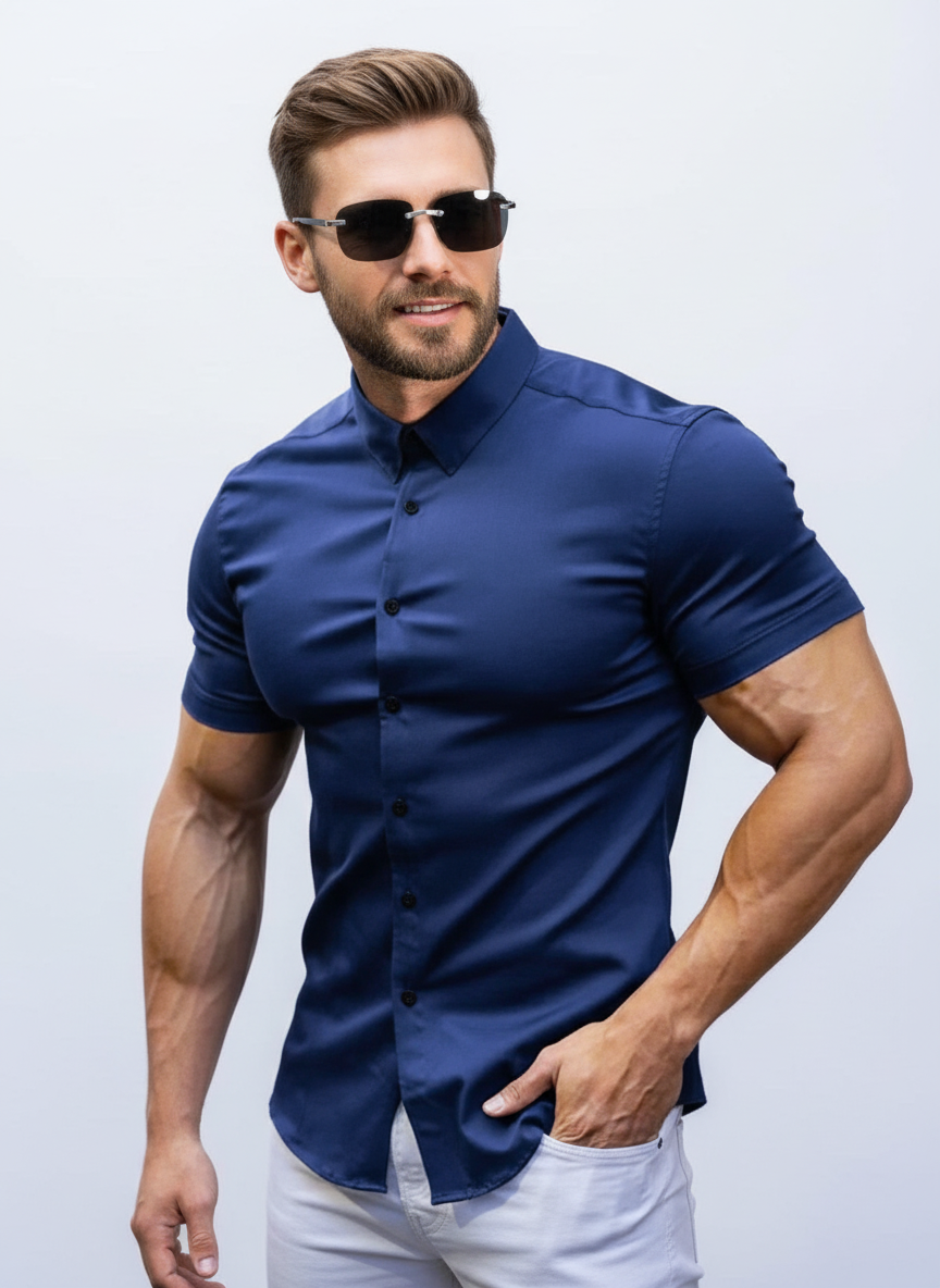 👔 60% OFF NOW! ✨ Men's Non-Iron Shirts – Wrinkle-Free, Comfortable All Day & Perfect for Business or Casual 👕