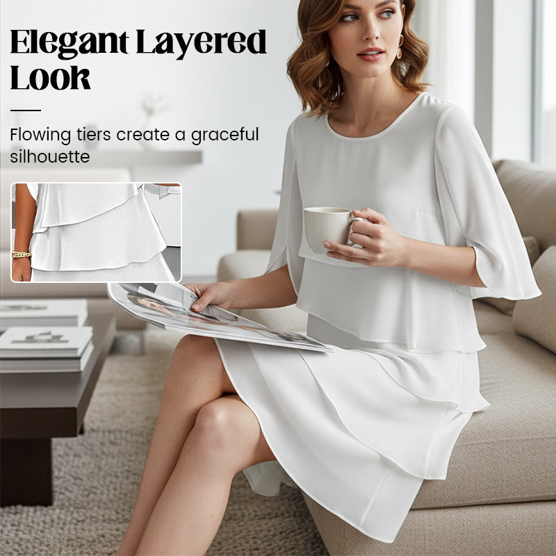 Layered Ruffle Dress